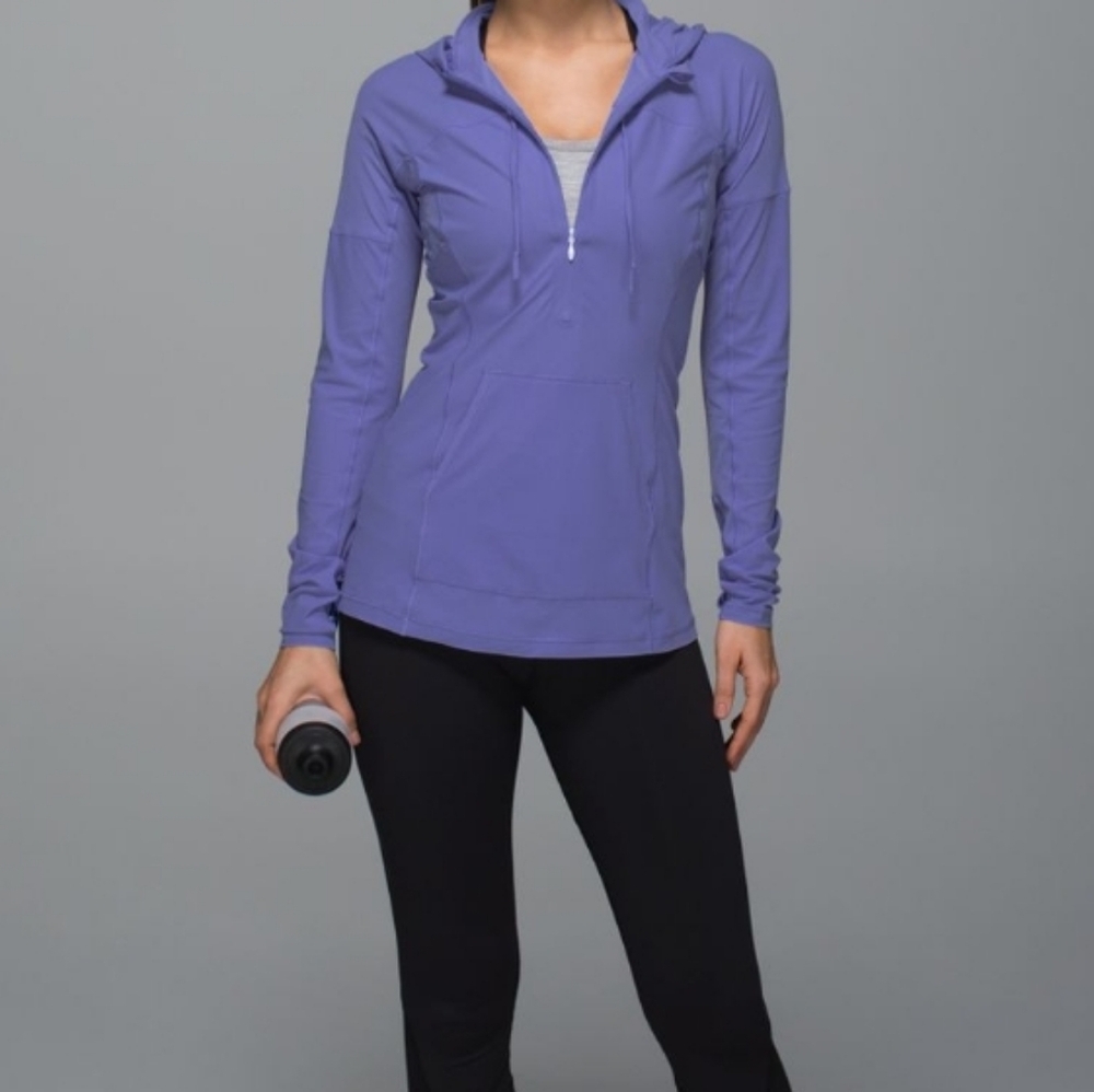 Lululemon Runbeam Hoodie Lullaby Lightweight S6 Purple